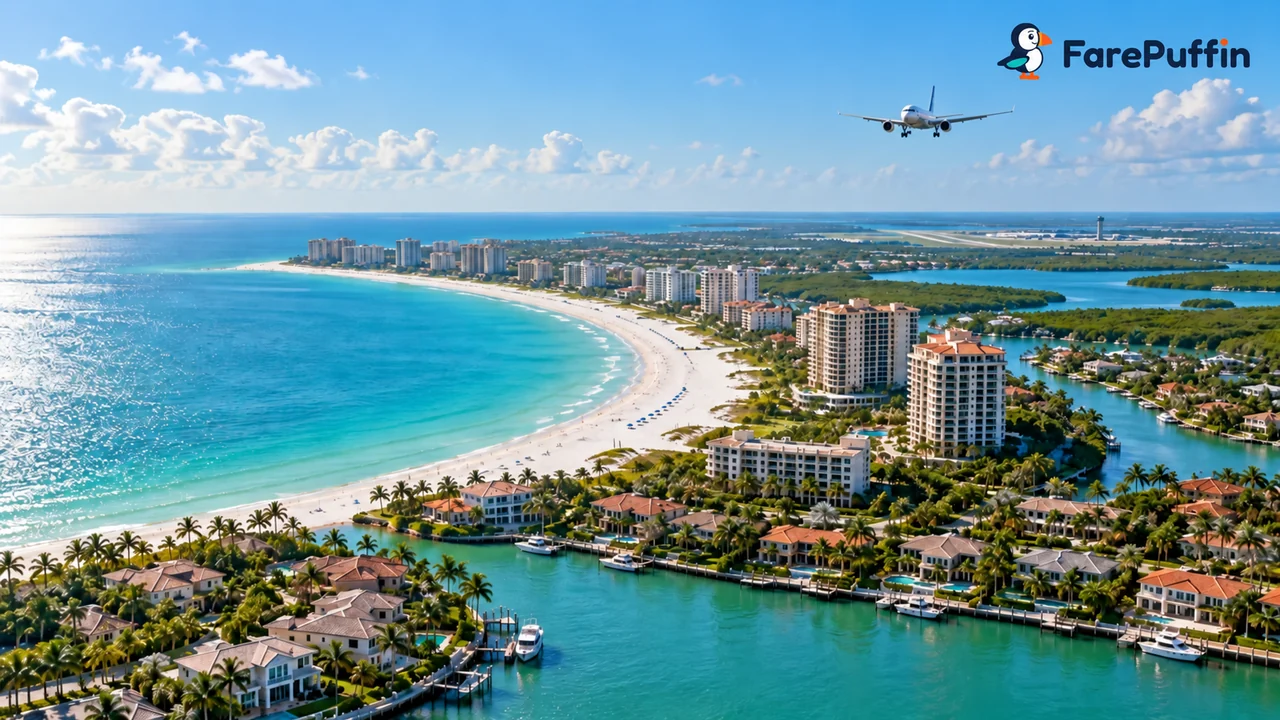 Marco Island beaches and canals on the Florida Gulf Coast